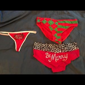 Christmas underwear lot
